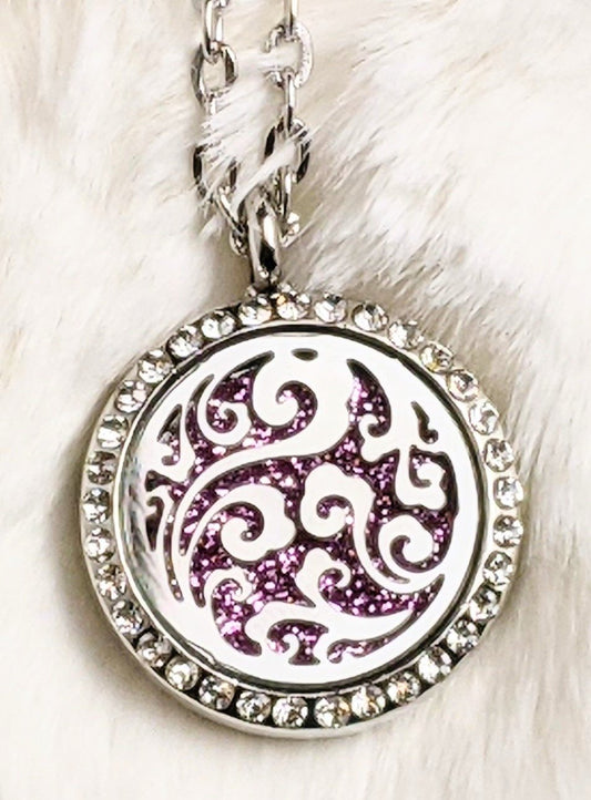 Mood Boosting, Calming Aromatherapy Diffuser Sparkling Necklace | Something U Luv