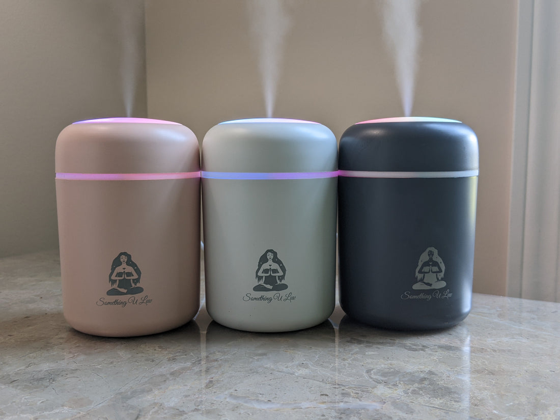 How to set up the  Portable Air Humidifier 300ml Ultrasonic Oil Diffuser