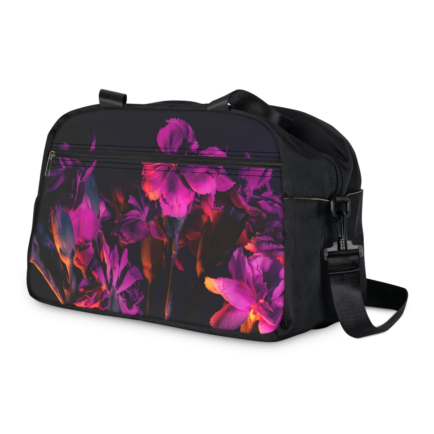 Motivational Flower Travel Overnight Gymnastics Gym Bag