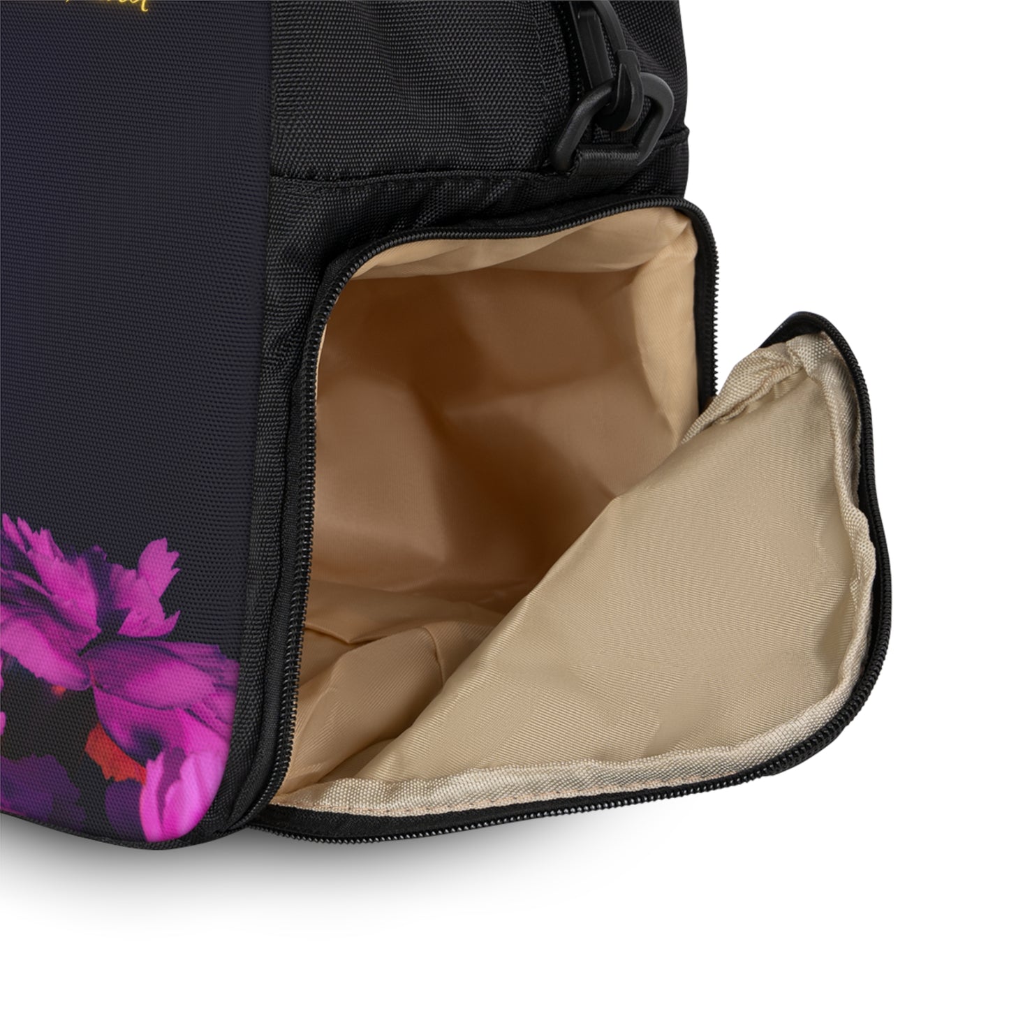 Motivational Flower Travel Overnight Gymnastics Gym Bag