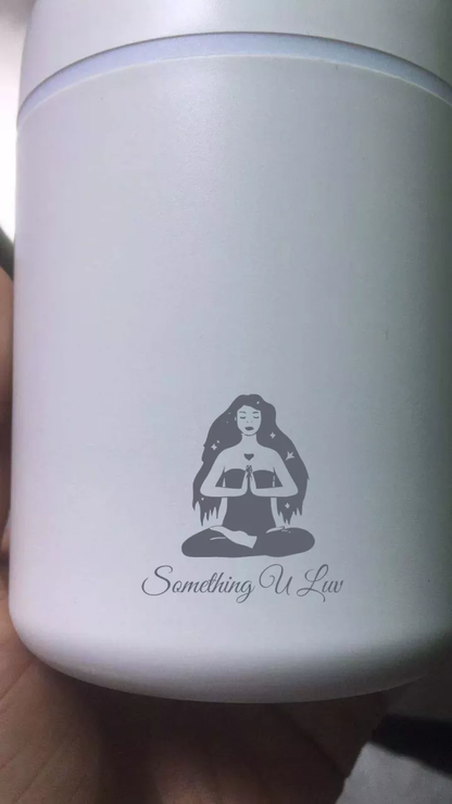 Humidificador portátil de aire con USB, difusor de aromas con aceites esenciales y luz nocturna para coche, caravana, plantas, habitación y oficina.