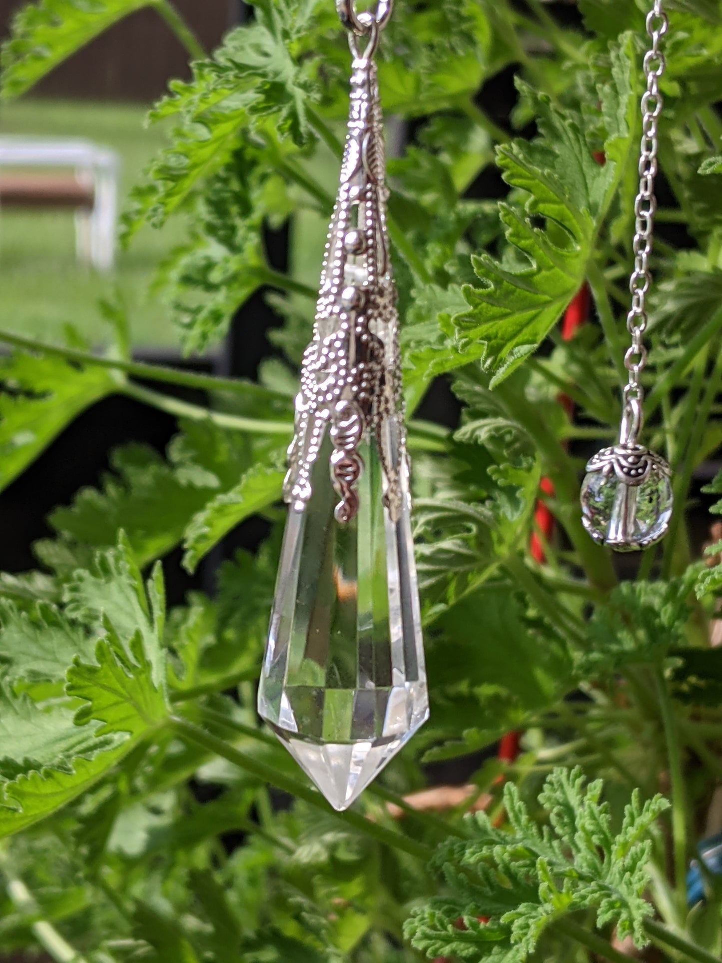 Clear Quartz Pendant Pendulum