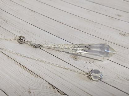 Clear Quartz Pendant Pendulum