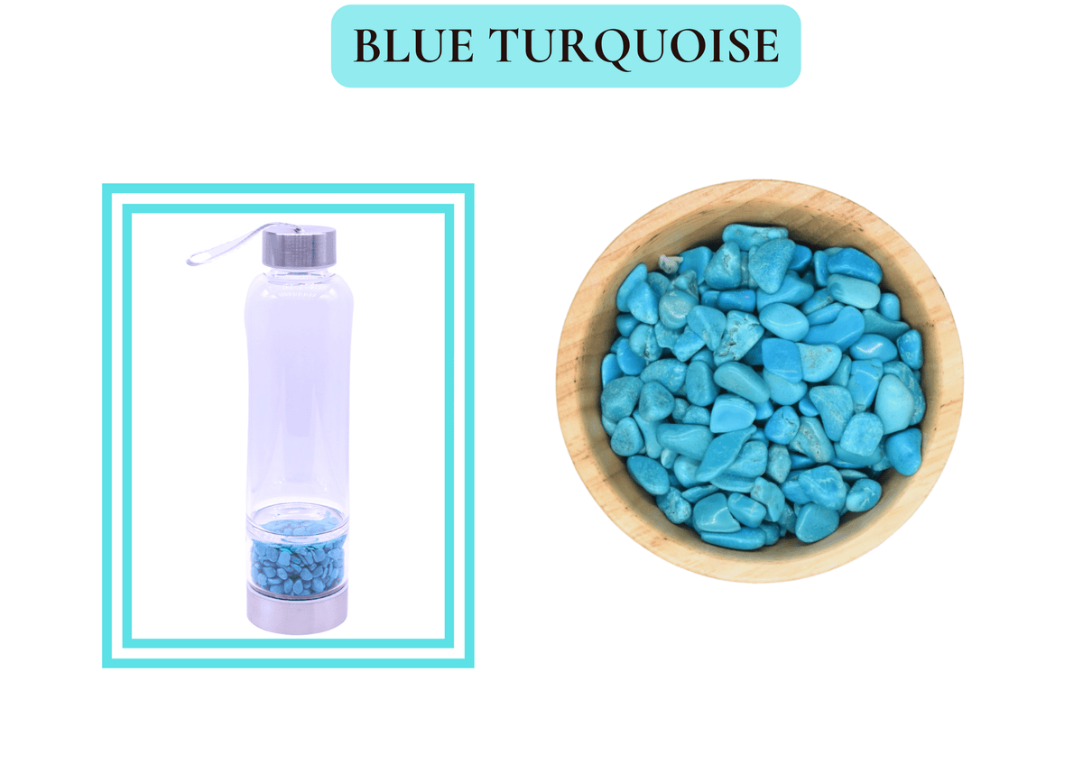 Crystal-Infused Glass Water Bottle – Hydration with purpose. Support for your day.