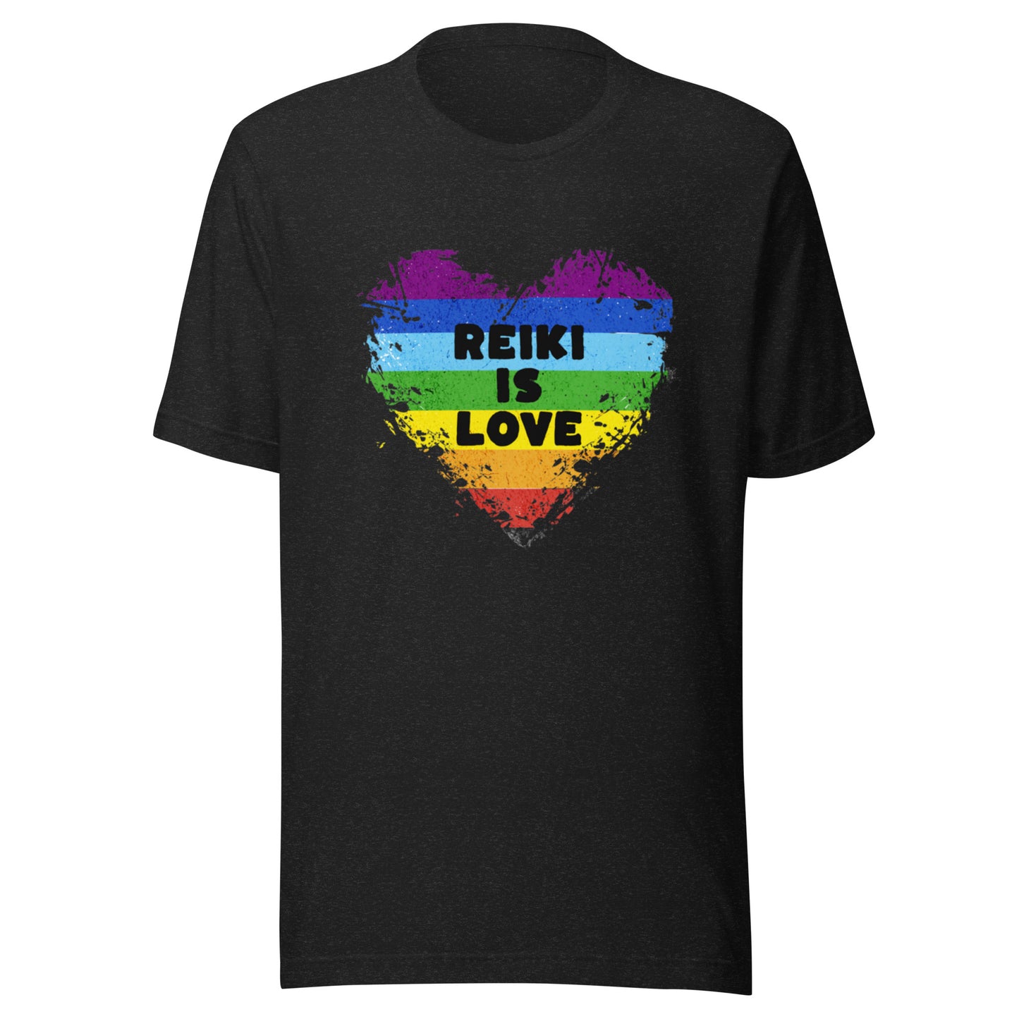 Camiseta oscura unisex Reiki es amor