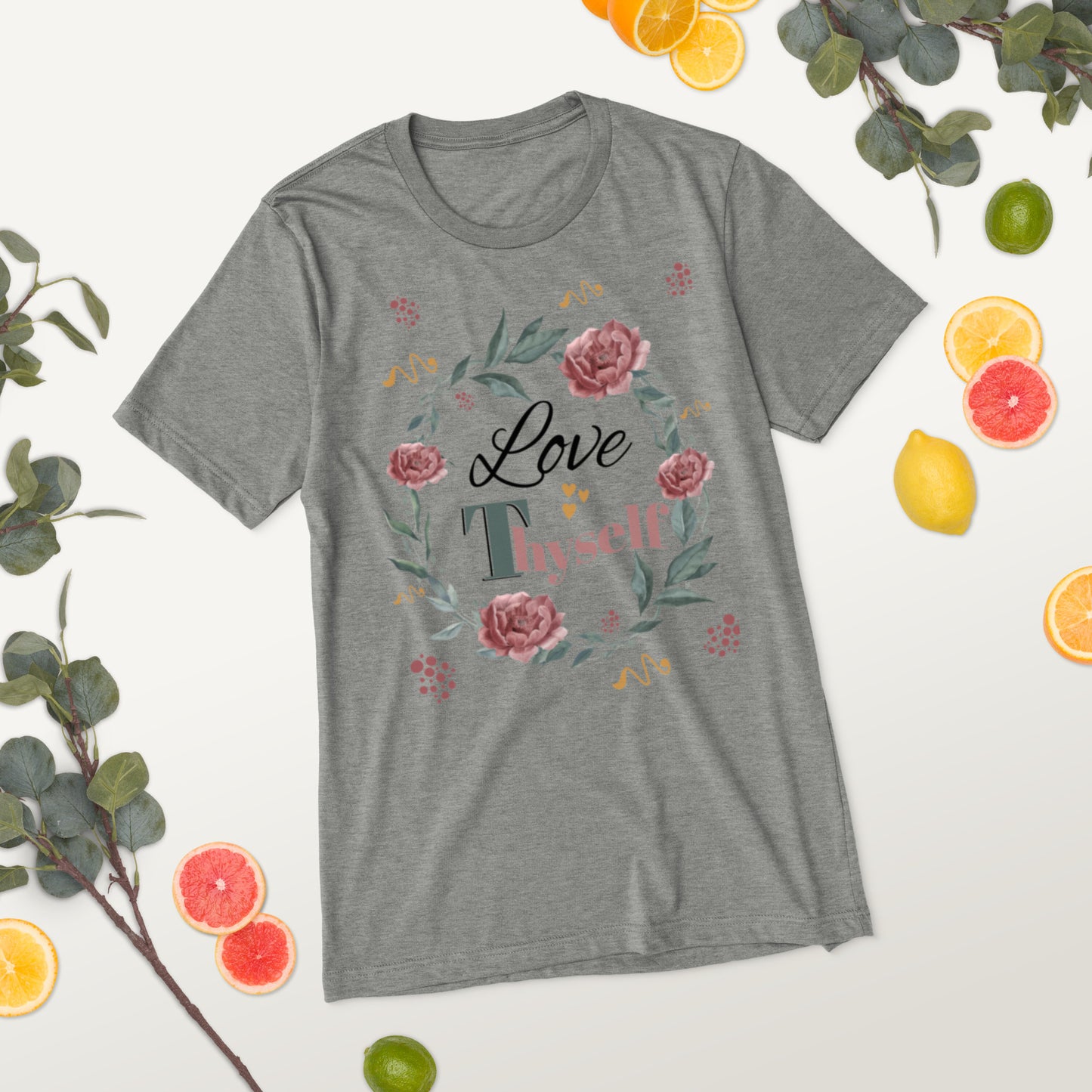 Short Sleeve Love Thyself Fitted  T-shirt