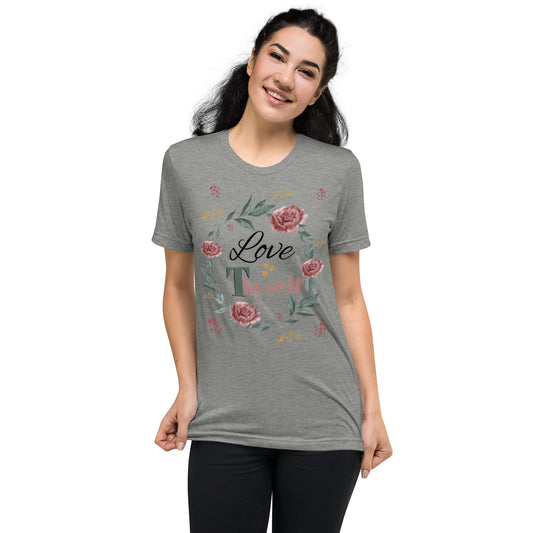 Camiseta ajustada de manga corta Love Thyself