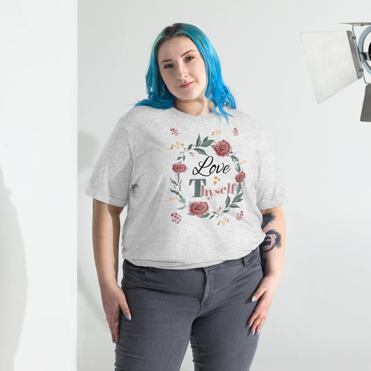 Camiseta ajustada de manga corta Love Thyself