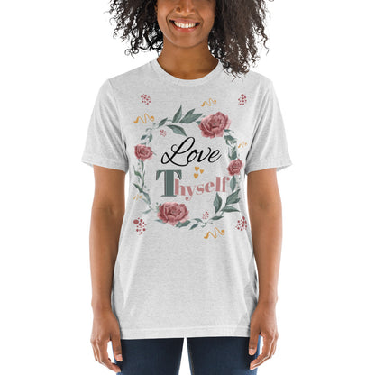 Short Sleeve Love Thyself Fitted  T-shirt