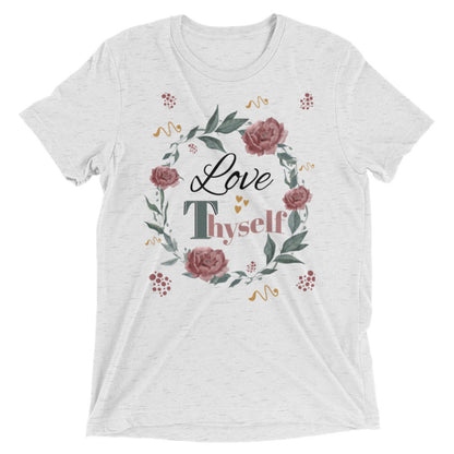 Short Sleeve Love Thyself Fitted  T-shirt