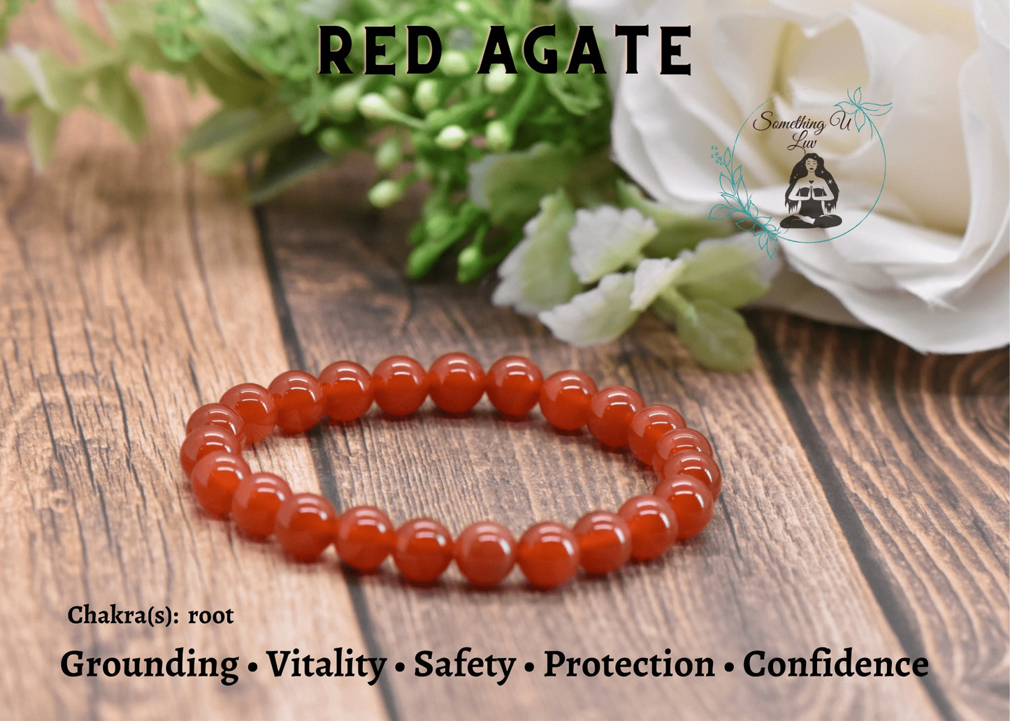 Bracelet - Reg Agate, Azurite Malachite, Labradorite Natural Stone Healing Crystal Bead Bracelets