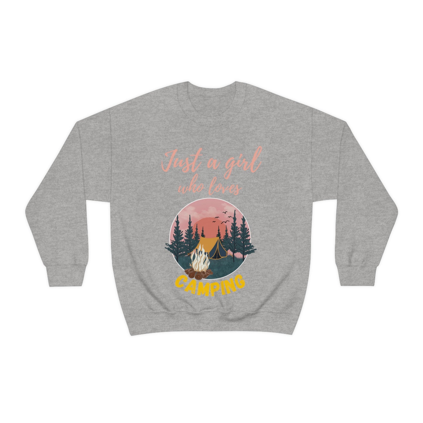 Girl Who Camps Crewneck Sweatshirt