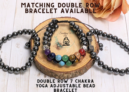 Positive Vibes Grounding, Protection & Concentration Hematite Bracelet For Him - Something U Luv