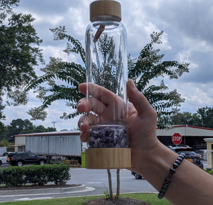 Healing Energy Crystal  Water Bottle  | Something U Luv