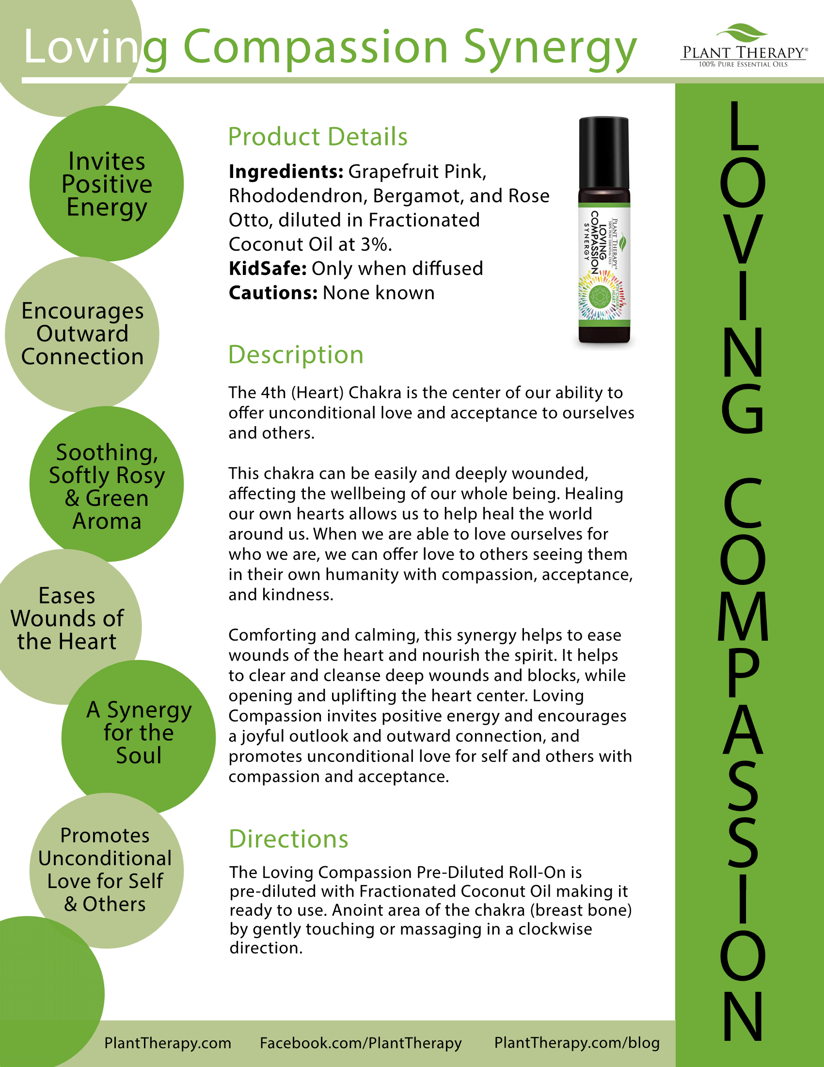 Heart chakra Balancing Essential Oil rollon