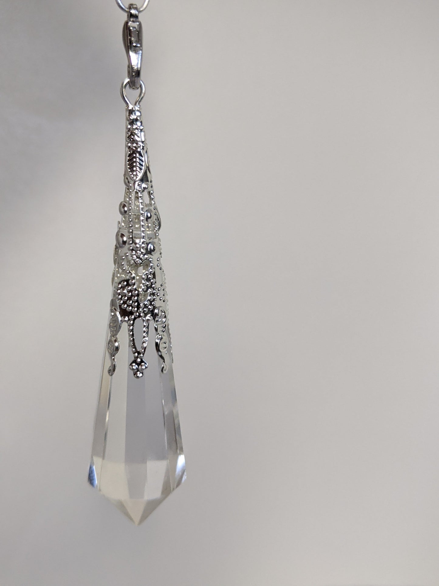 Clear Quartz Pendant Pendulum  | Something U Luv