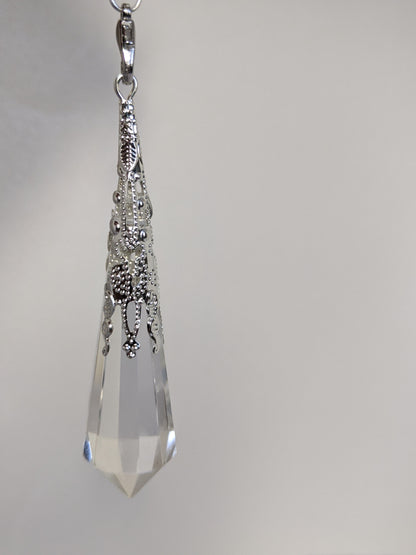 Clear Quartz Pendant Pendulum  | Something U Luv