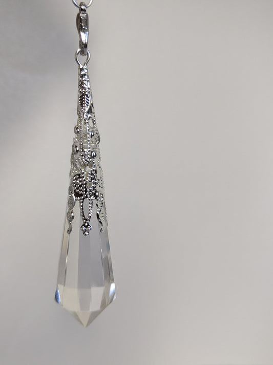 Clear Quartz Pendant Pendulum  | Something U Luv
