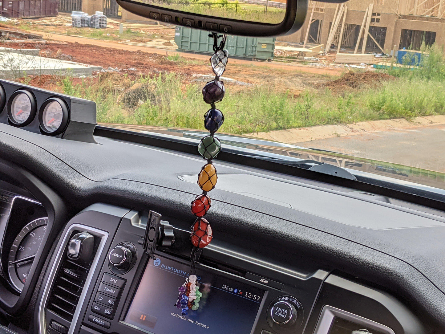 Hanger - Natural Polished 7 Chakra Healing Stones Pendant