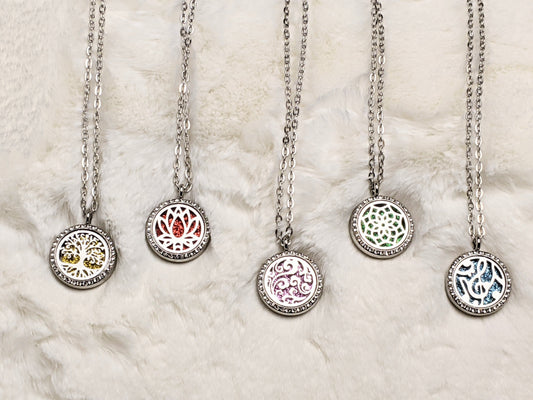 Mood Boosting, Calming Aromatherapy Diffuser Sparkling Necklace | Something U Luv