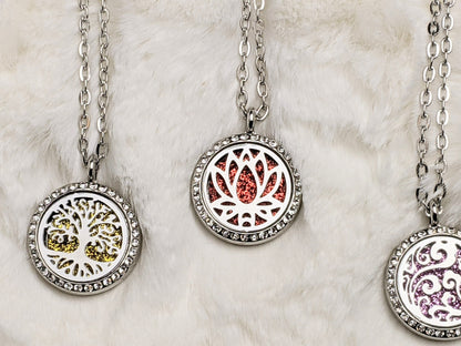 Mood Boosting, Calming Aromatherapy Diffuser Sparkling Necklace | Something U Luv