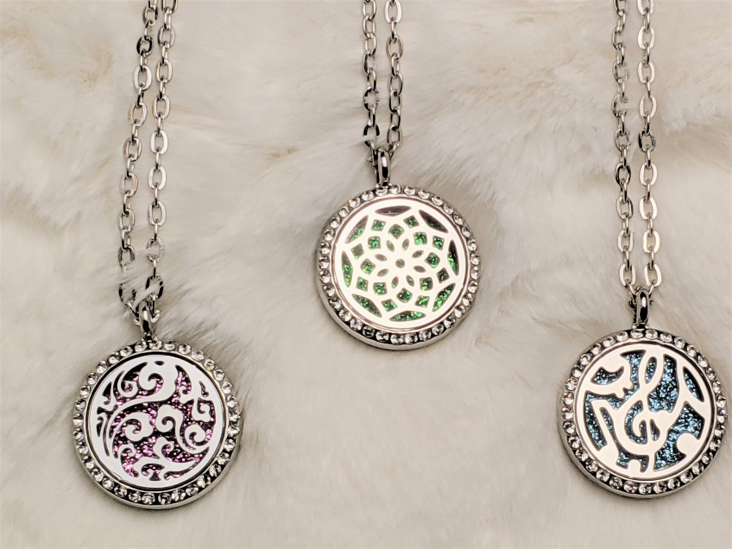 Mood Boosting, Calming Aromatherapy Diffuser Sparkling Necklace | Something U Luv