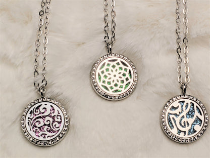 Mood Boosting, Calming Aromatherapy Diffuser Sparkling Necklace | Something U Luv