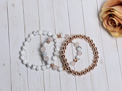 Bracelet - Positive Vibes Grounding, Protection & Concentration Hematite Bracelet For Her