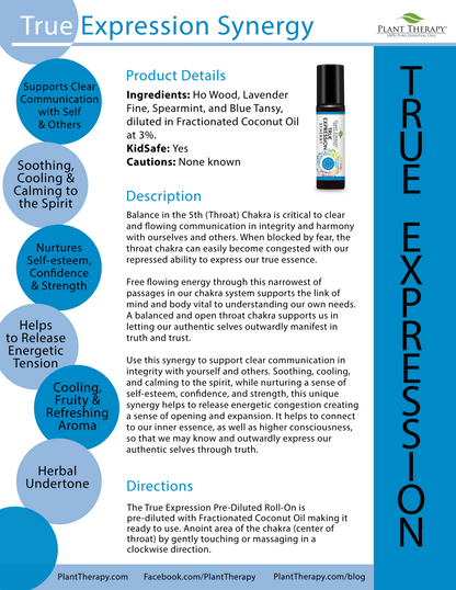 Throat Chakra Clearing Essential Oil roll-on