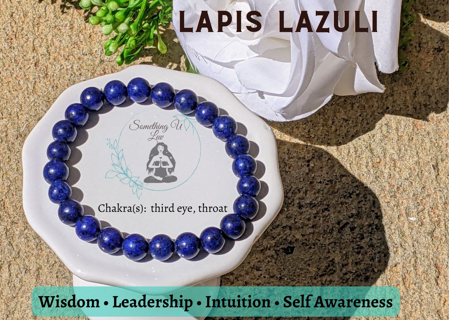 Clarity & Confidence Bracelet – Lapis Lazuli