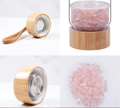 Healing Energy Crystal  Water Bottle  | Something U Luv
