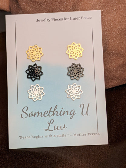 Earrings - Lotus Flower Earrings