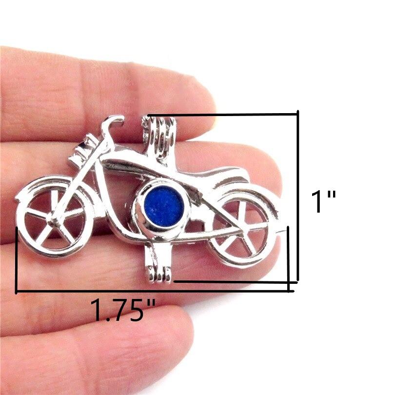 Motorcycle Child Diffuser Essential Oil Necklace | Something U Luv