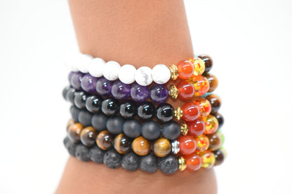 7 Chakra Balancing Bead Crystal Healing Bracelet | Something U Luv