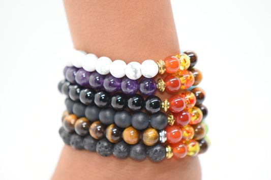 7 Chakra Balancing Bead Crystal Healing Bracelet | Something U Luv