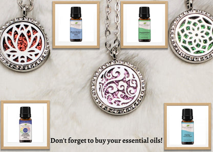 Mood Boosting, Calming Aromatherapy Diffuser Sparkling Necklace | Something U Luv