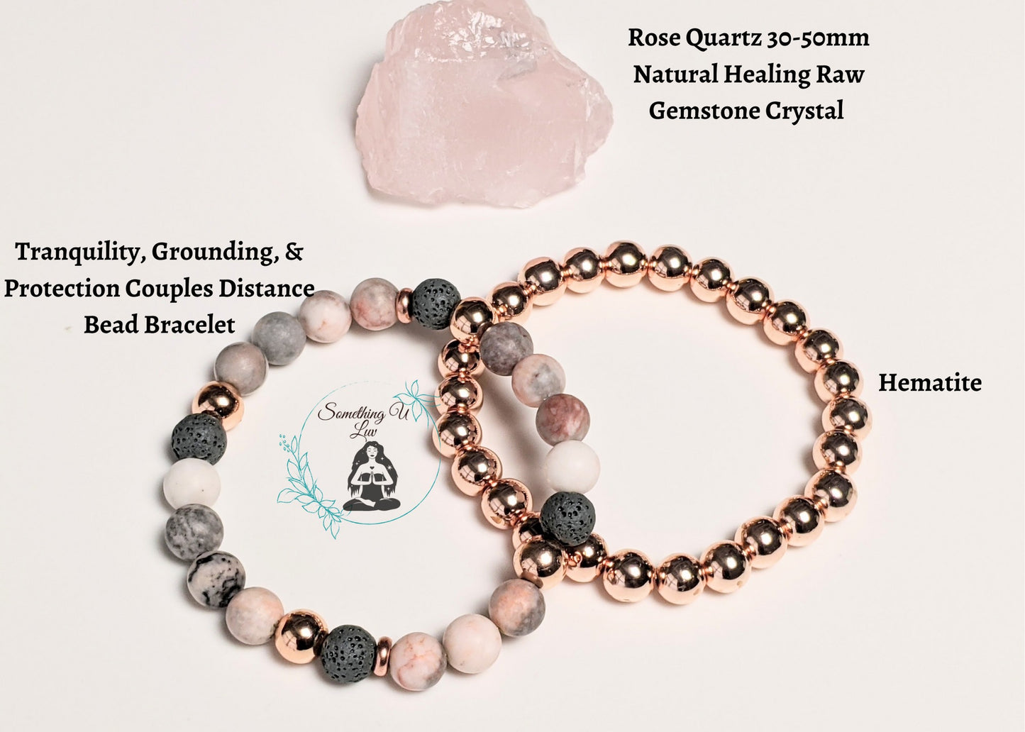 Bracelet - Positive Vibes Grounding, Protection & Concentration Hematite Bracelet For Her