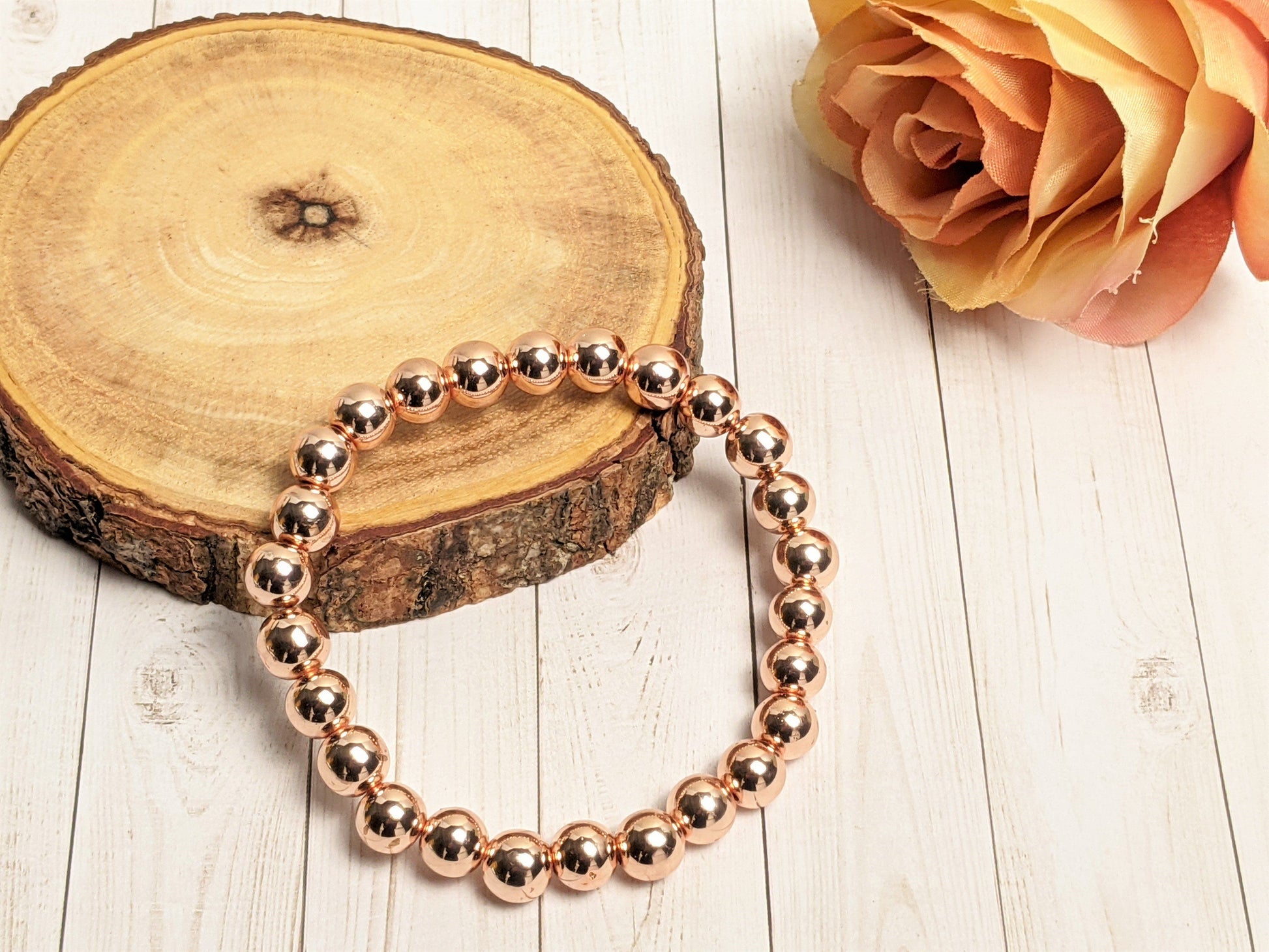 Bracelet - Positive Vibes Grounding, Protection & Concentration Hematite Bracelet For Her