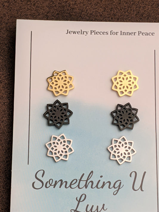 Earrings - Lotus Flower Earrings