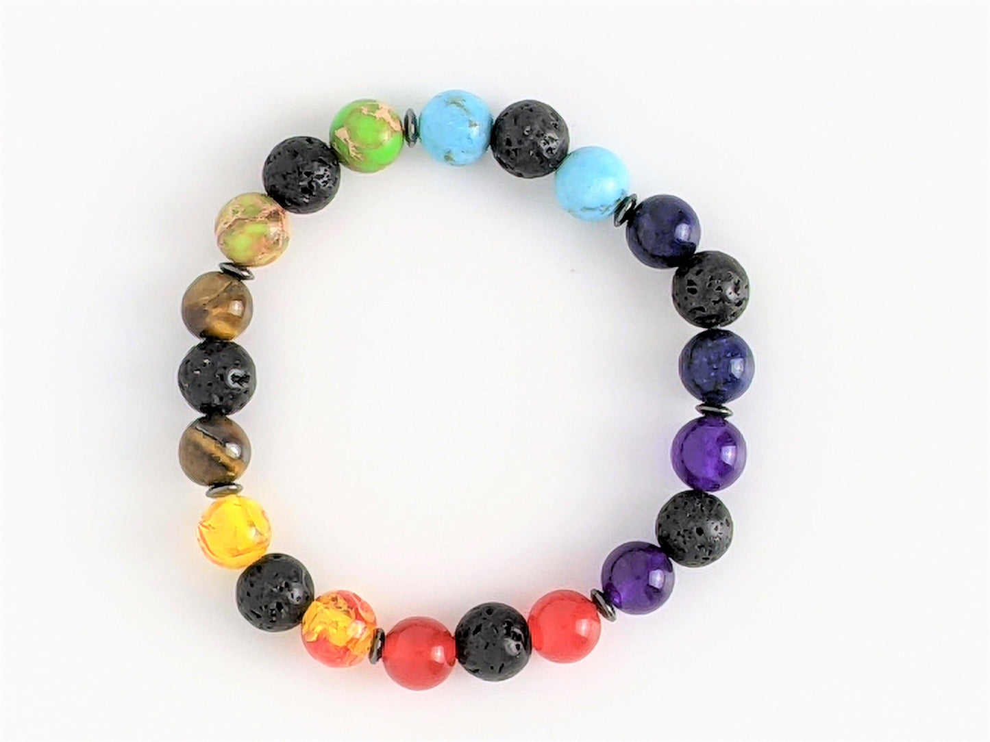 Bracelet - Diffuser Chakra Stone Bracelet For Kids