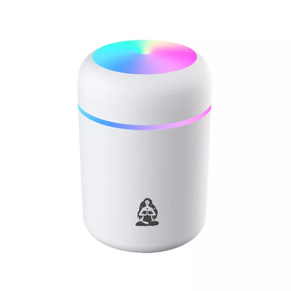Humidificador portátil de aire con USB, difusor de aromas con aceites esenciales y luz nocturna para coche, caravana, plantas, habitación y oficina.